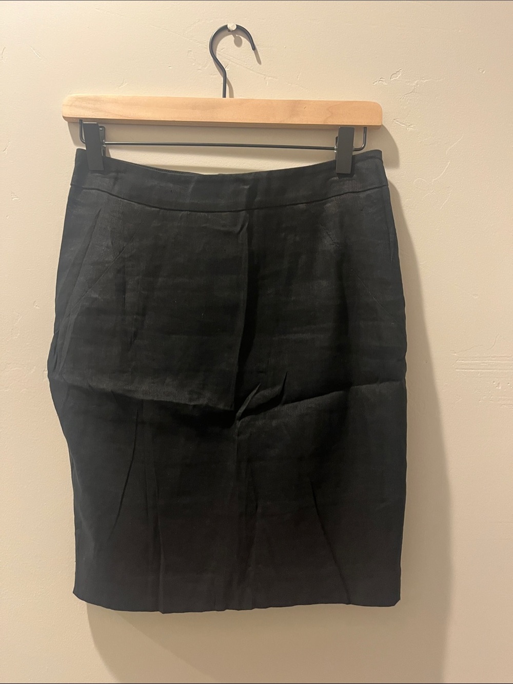 bebe Black Tailored Pencil Skirt